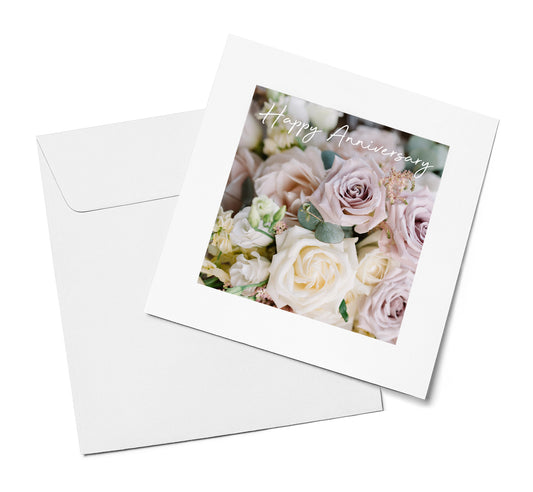 Dusty Rose Bouquet – Happy Anniversary